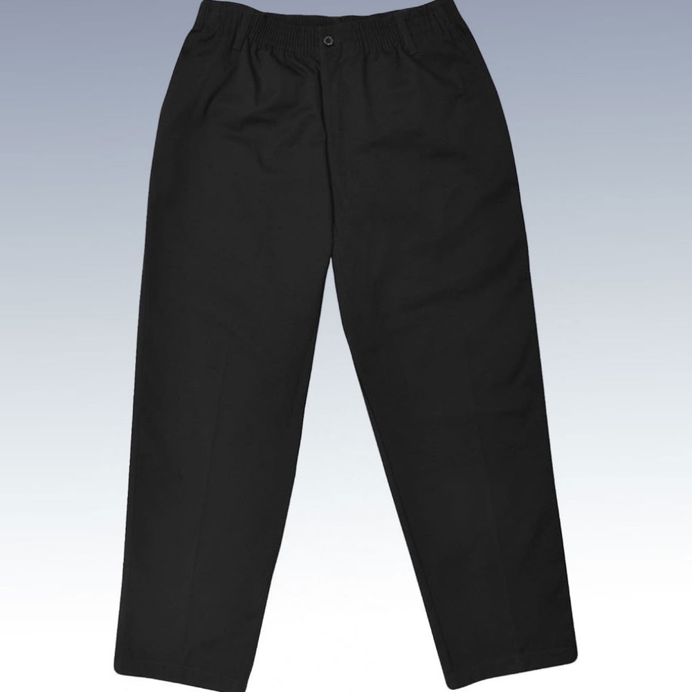 Falcon Bay Big & Tall Full Elastic Waist Pants Casual Twill 44 W x 28 inseam
